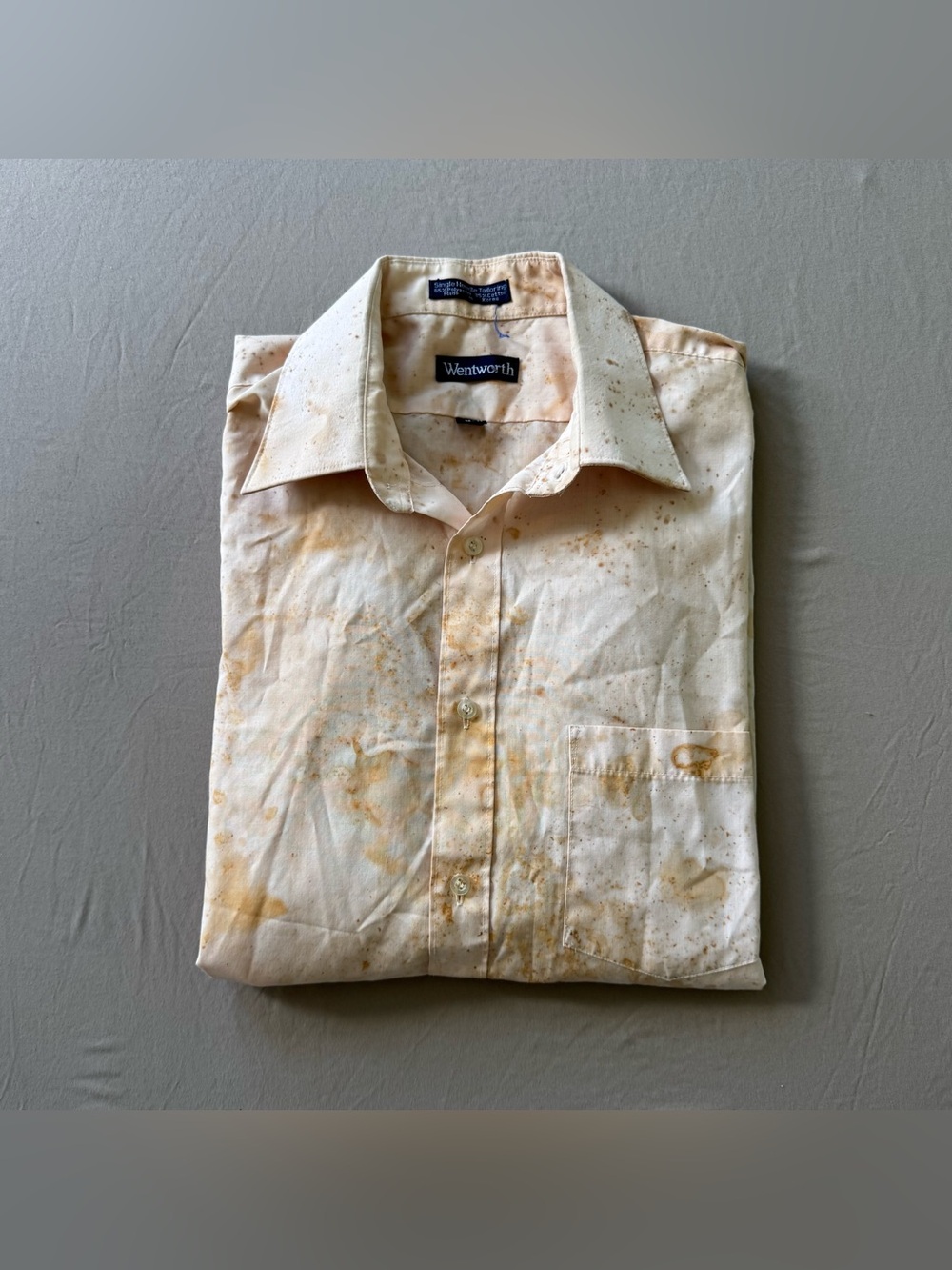 Vintage Wentworth Marbled Button Up Shirt